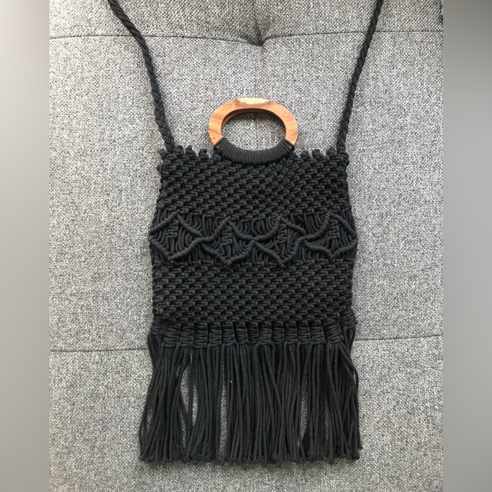 Black crossbody bag